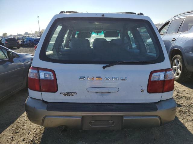 JF1SF65562G740909 - 2002 SUBARU FORESTER S WHITE photo 6