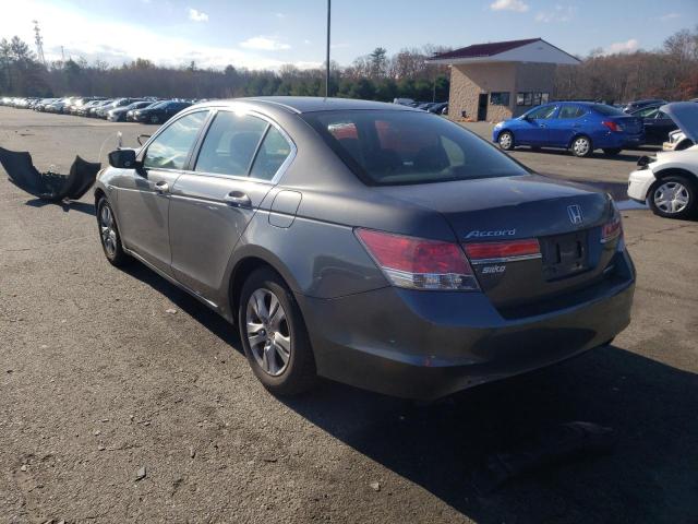 1HGCP2F69BA012758 - 2011 HONDA ACCORD SE GRAY photo 2