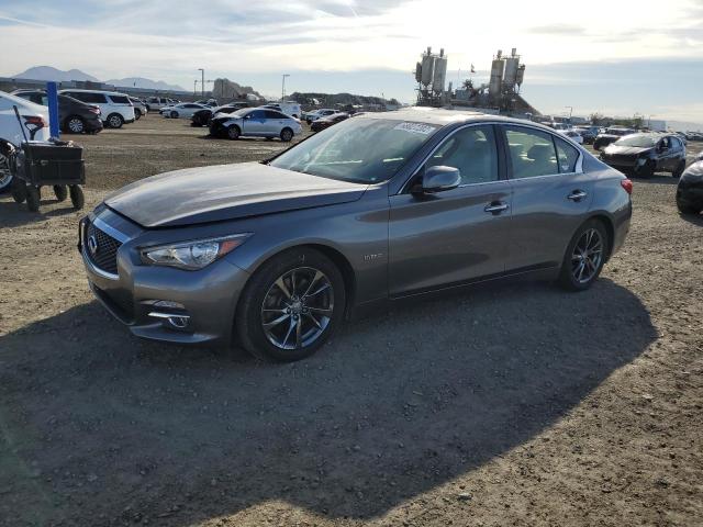 JN1AV7AP2FM790478 - 2015 INFINITI Q50 HYBRID CHARCOAL photo 1