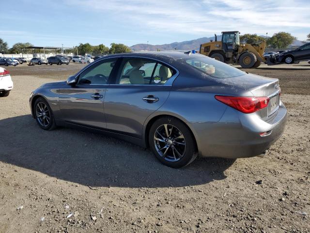 JN1AV7AP2FM790478 - 2015 INFINITI Q50 HYBRID CHARCOAL photo 2