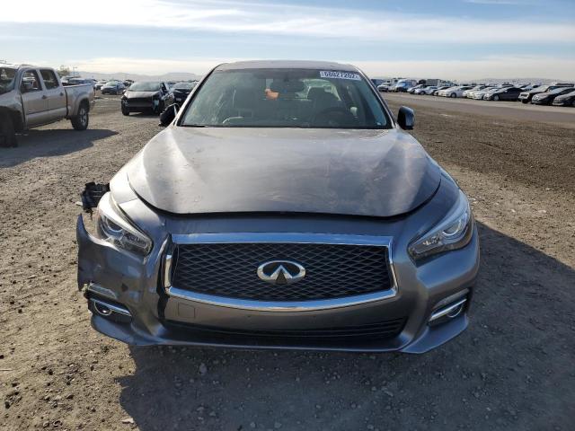 JN1AV7AP2FM790478 - 2015 INFINITI Q50 HYBRID CHARCOAL photo 5