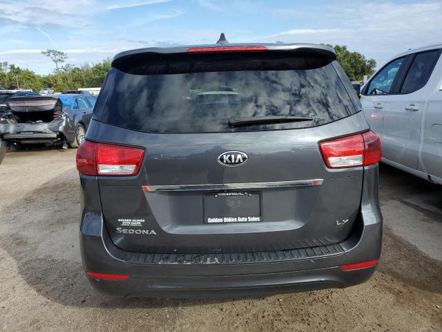 KNDMB5C19H6232859 - 2017 KIA SEDONA LX CHARCOAL photo 6