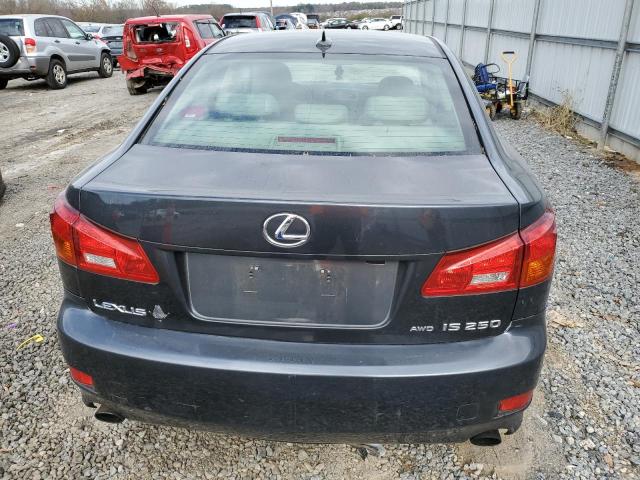 JTHCK262875012100 - 2007 LEXUS IS 250 BLUE photo 6