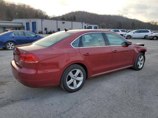 1VWAT7A30FC120026 - 2015 VOLKSWAGEN PASSAT S RED photo 3