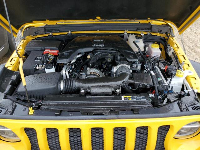 1C4GJXAG8LW150424 - 2020 JEEP WRANGLER S ყვითელი ფოტო 12