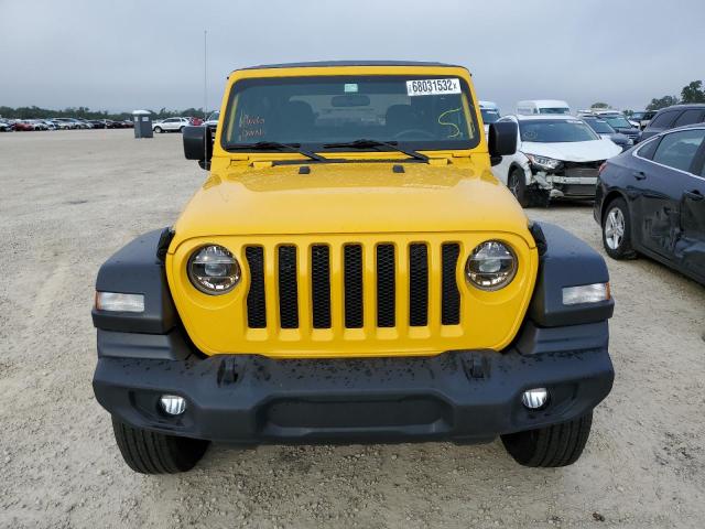 1C4GJXAG8LW150424 - 2020 JEEP WRANGLER S ყვითელი ფოტო 5
