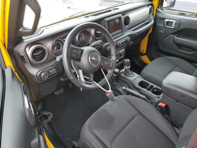 1C4GJXAG8LW150424 - 2020 JEEP WRANGLER S ყვითელი ფოტო 8