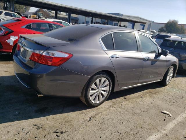 1HGCR2F89FA225355 - 2015 HONDA ACCORD EXL GRAY photo 3