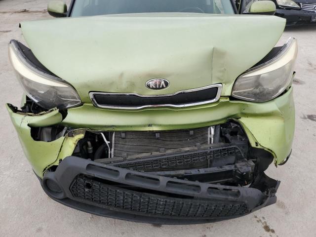 KNDJN2A20E7721189 - 2014 KIA SOUL GREEN photo 11