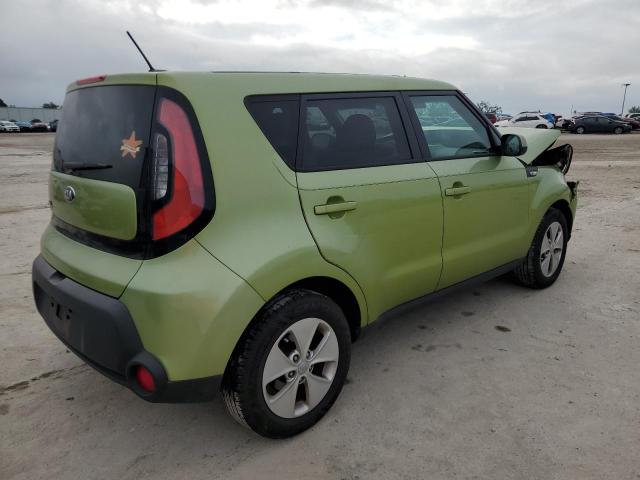 KNDJN2A20E7721189 - 2014 KIA SOUL GREEN photo 3