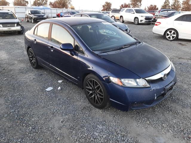 19XFA16689E003645 - 2009 HONDA CIVIC LX-S BLUE photo 4