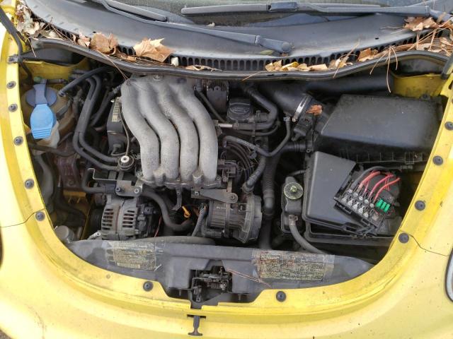 3VWCK21C02M459294 - 2002 VOLKSWAGEN NEW BEETLE 黄色 照片 11
