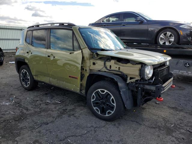 ZACCJBCT8FPB79743 - 2015 JEEP RENEGADE T GREEN photo 4