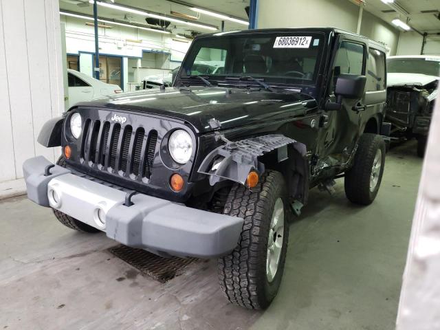 1C4AJWBG4DL637881 - 2013 JEEP WRANGLER S BLACK photo 1