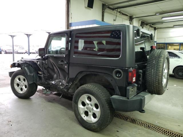 1C4AJWBG4DL637881 - 2013 JEEP WRANGLER S BLACK photo 2