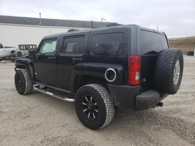 5GTEN13E188201058 - 2008 HUMMER H3 BLACK photo 2