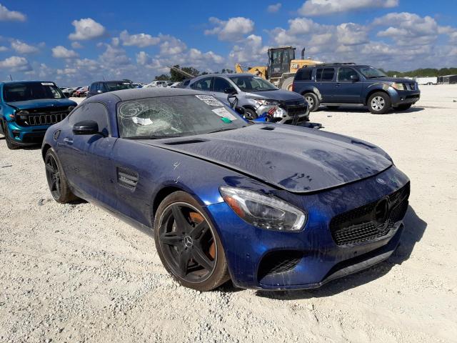 WDDYJ7HA9HA012374 - 2017 MERCEDES-BENZ AMG GT BLUE photo 1