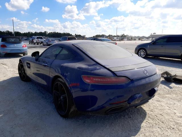 WDDYJ7HA9HA012374 - 2017 MERCEDES-BENZ AMG GT BLUE photo 2