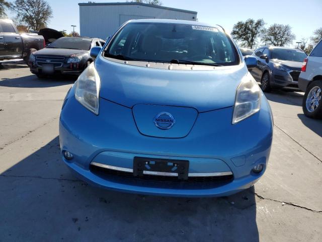 JN1AZ0CP7BT007003 - 2011 NISSAN LEAF SV BLUE photo 5