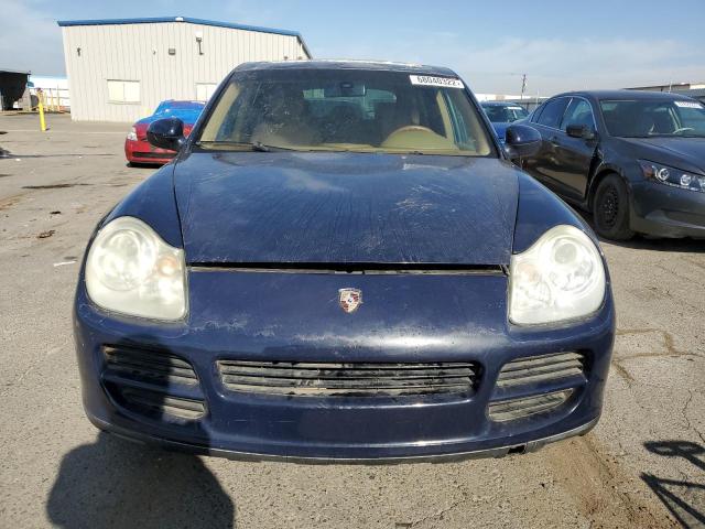 WP1AB29P44LA70520 - 2004 PORSCHE CAYENNE S BLUE photo 5