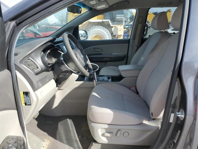 KNDMB5C13G6192258 - 2016 KIA SEDONA LX GRAY photo 7