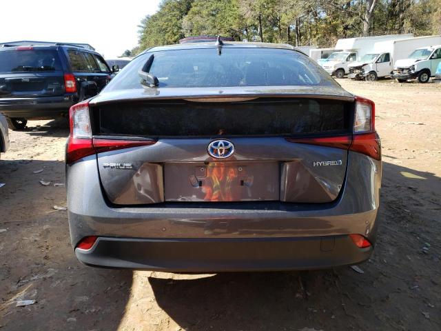 JTDKAMFU2M3149991 - 2021 TOYOTA PRIUS SPEC GRAY photo 6