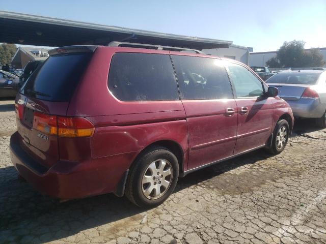 5FNRL18664B009161 - 2004 HONDA ODYSSEY EX RED photo 3