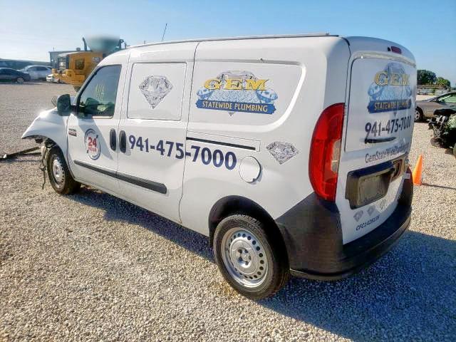 ZFBERFAB0H6E50440 - 2017 RAM PROMASTER أبيض صورة 3