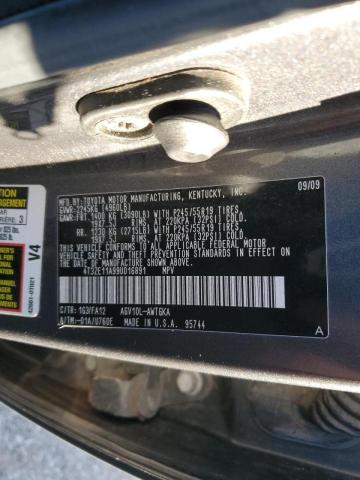 4T3ZE11A99U016891 - 2009 TOYOTA VENZA CHARCOAL photo 13