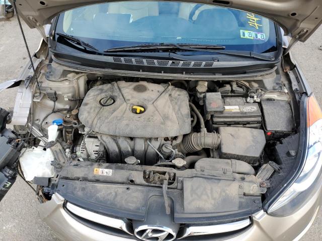 5NPDH4AE1DH444511 - 2013 HYUNDAI ELANTRA GL BROWN photo 11