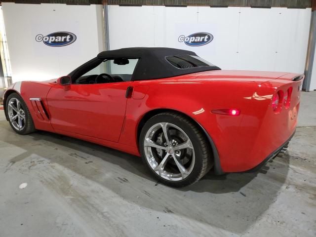 1G1YX3DW2C5101636 - 2012 CHEVROLET CORVETTE G RED photo 2