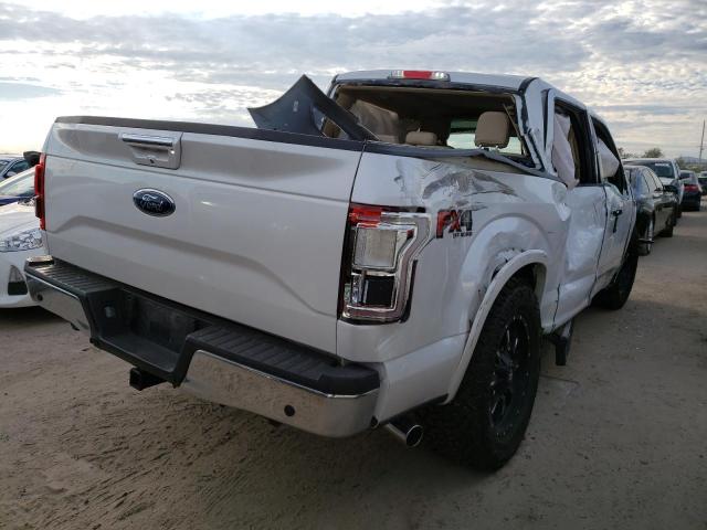 1FTEW1EG4FKD07944 - 2015 FORD F150 SUPER WHITE photo 3