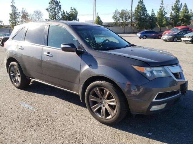 2HNYD2H76BH512195 - 2011 ACURA MDX ADVANC GRAY photo 4