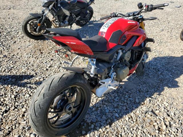 ZDMFAKNW8NB007939 - 2022 DUCATI STREETFIGH RED photo 4