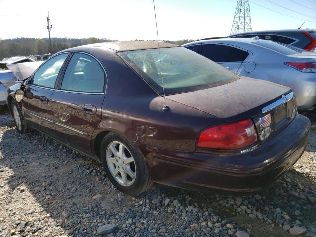 1MEFM55S5YA630283 - 2000 MERCURY SABLE LS P MAROON photo 2