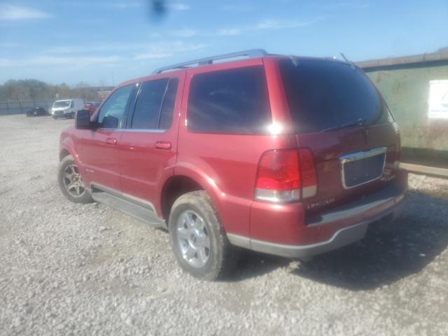 5LMEU68H75ZJ13429 - 2005 LINCOLN AVIATOR 红色 照片 2