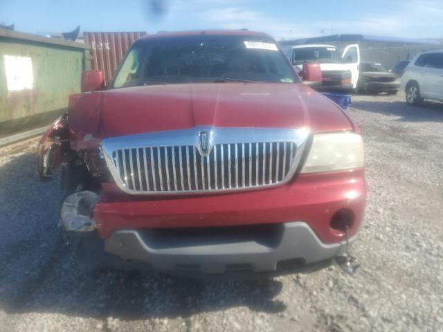 5LMEU68H75ZJ13429 - 2005 LINCOLN AVIATOR 红色 照片 5