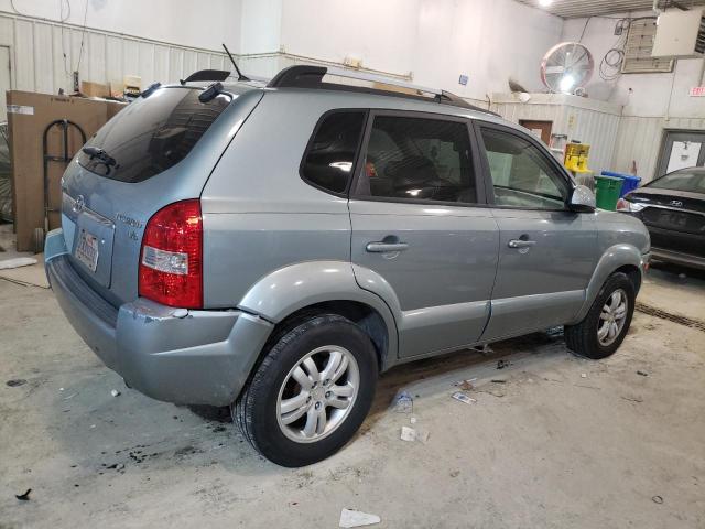 KM8JN12D37U687890 - 2007 HYUNDAI TUCSON BLUE photo 3