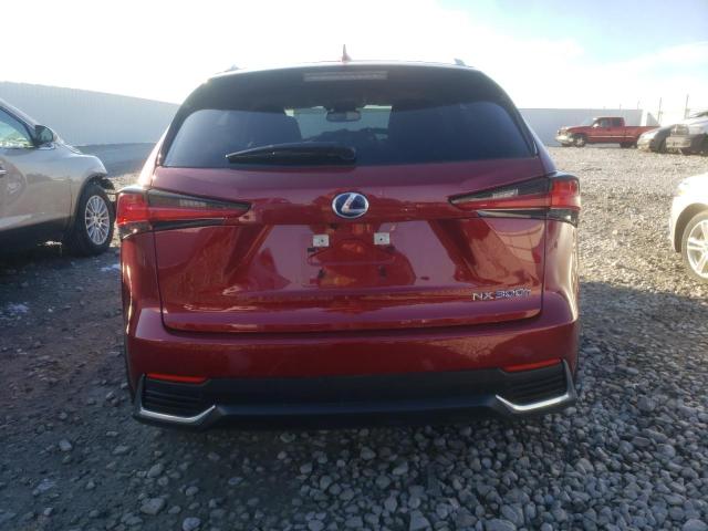 JTJGJRDZ1L5000506 - 2020 LEXUS NX 300H RED photo 6