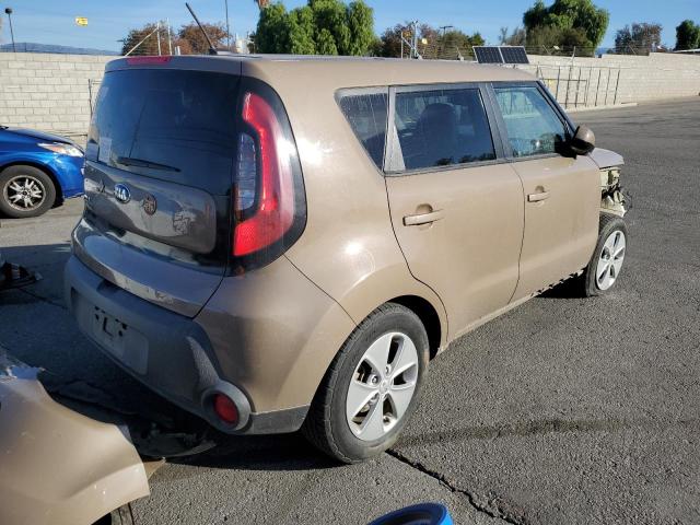 KNDJN2A23F7139380 - 2015 KIA SOUL BROWN photo 3