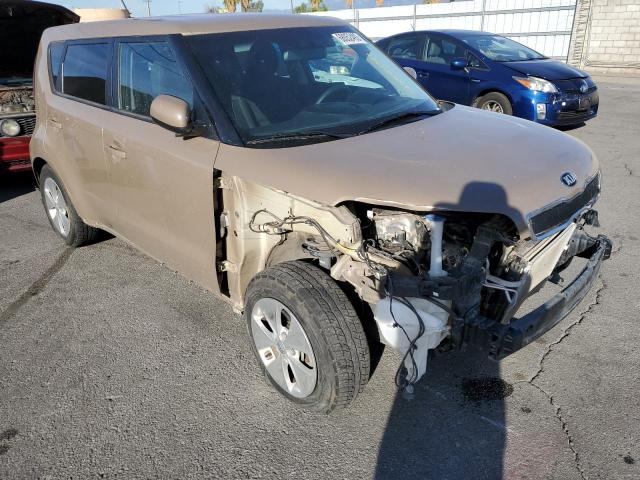 KNDJN2A23F7139380 - 2015 KIA SOUL BROWN photo 4