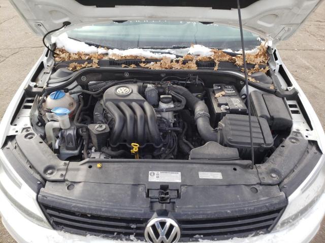 3VW2K7AJ6EM321688 - 2014 VOLKSWAGEN JETTA BASE أبيض صورة 11