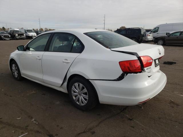 3VW2K7AJ6EM321688 - 2014 VOLKSWAGEN JETTA BASE أبيض صورة 2
