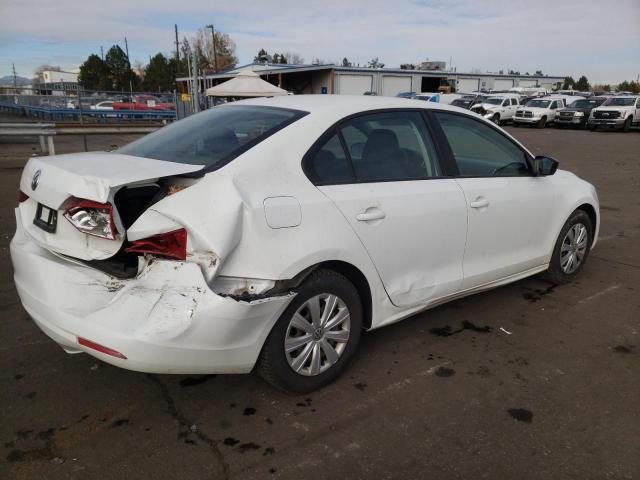 3VW2K7AJ6EM321688 - 2014 VOLKSWAGEN JETTA BASE أبيض صورة 3