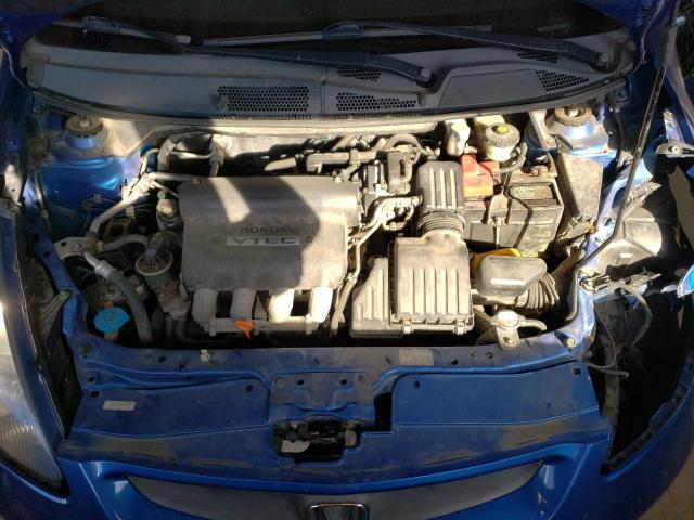 JHMGD37478S000461 - 2008 HONDA FIT BLUE photo 11