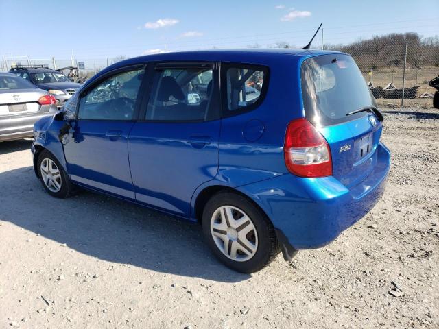 JHMGD37478S000461 - 2008 HONDA FIT BLUE photo 2