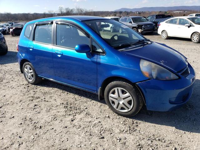 JHMGD37478S000461 - 2008 HONDA FIT BLUE photo 4