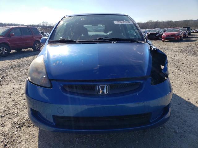 JHMGD37478S000461 - 2008 HONDA FIT BLUE photo 5