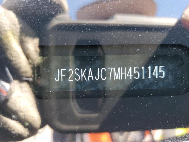 JF2SKAJC7MH451145 - 2021 SUBARU FORESTER P BROWN photo 14