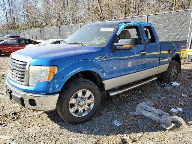 1FTFX1EV4AFC42496 - 2010 FORD F150 SUPER BLUE photo 1